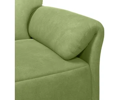 Dvitaškė sofa Šviesiai žalia 158 x 83 x 95 cm Aksomas