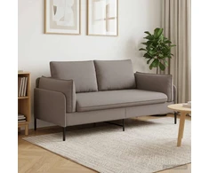 Dvitaškė sofa Taupe 188 x 81 x 89 cm Audinys