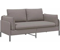 Dvitaškė sofa Taupe 188 x 81 x 89 cm Audinys
