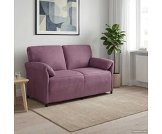 Dvitaškė sofa Violetinė 158 x 83 x 95 cm Aksomas