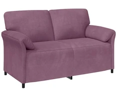 Dvitaškė sofa Violetinė 158 x 83 x 95 cm Aksomas