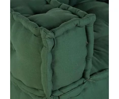 Dvivietė modulinė sofa, žalia, 140x70x36, audinys