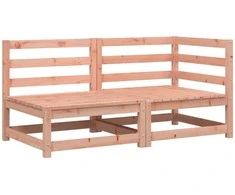 Dvivietė sodo sofa, douglas eglės medienos masyvas