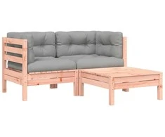Dvivietė sodo sofa su pagalvėlėmis ir pakoja