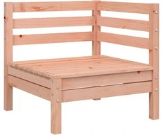 Dvivietė sodo sofa su pakoja, douglas eglės medienos masyvas