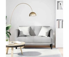 Dvivietė sofa, debesų pilka, 111 cm, audinys