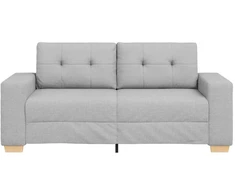 Dvivietė sofa, debesų pilka, 180x77x82 cm, audinys