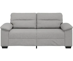 Dvivietė sofa, debesų pilka, 180x81x84 cm, audinys