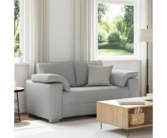 Dvivietė sofa Debesų pilka 160 cm audinys
