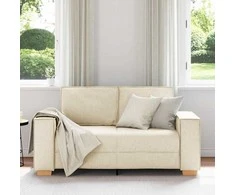 Dvivietė sofa, lininė, 160x78x84 cm