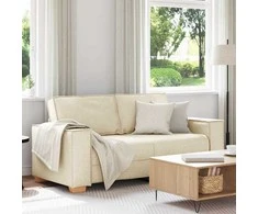 Dvivietė sofa, lininė, 180x78x84 cm