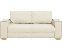 Dvivietė sofa, lininė, 180x78x84 cm