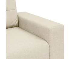 Dvivietė sofa, lininė, 180x77x82 cm