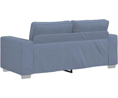 Dvivietė sofa, mėlyna, 180x77x82 cm, velvetas, audinys