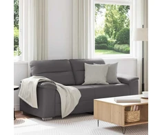 Dvivietė sofa, pilka, 180x81x84 cm, dirbtinė oda