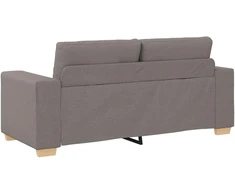 Dvivietė sofa, pilkai pilka, 180x77x82 cm, audinys