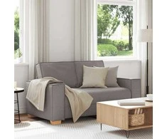 Dvivietė sofa, pilkai ruda, 160x78x84 cm, audinys