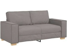 Dvivietė sofa, pilkai ruda, 180x78x84 cm, audinys