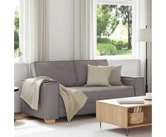 Dvivietė sofa, pilkai ruda, 180x78x84 cm, audinys