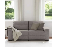 Dvivietė sofa, pilkai ruda, 180x81x84 cm, audinys