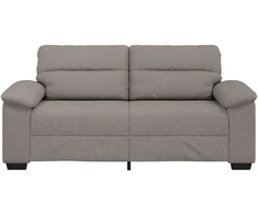 Dvivietė sofa, pilkai ruda, 180x81x84 cm, audinys