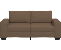 Dvivietė sofa, ruda, 180x77x82 cm, audinys