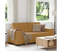 Dvivietė sofa, ruda, 180x78x84 cm, aksominė