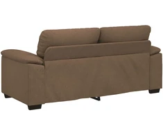 Dvivietė sofa, ruda, 180x81x84 cm, audinys