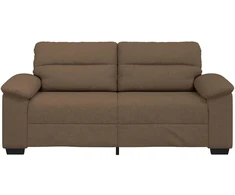 Dvivietė sofa, ruda, 180x81x84 cm, audinys