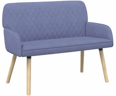Dvivietė sofa su medžio masyvo kojelėmis 2 vietos