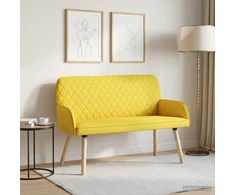 Dvivietė sofa su medžio masyvo kojelėmis 2 vietos