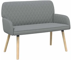 Dvivietė sofa su medžio masyvo kojelėmis 2 vietos