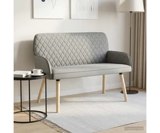 Dvivietė sofa su medžio masyvo kojelėmis 2 vietos