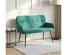 Dvivietė sofa su metalinėmis kojelėmis 2 vietos Turkio Aksomas