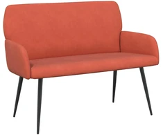 Dvivietė sofa su metalinėmis kojelėmis 2 vietos