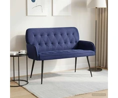 Dvivietė sofa su metalinėmis kojelėmis 2 vietos
