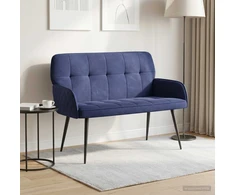 Dvivietė sofa su metalinėmis kojelėmis 2 vietos