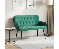 Dvivietė sofa su metalinėmis kojelėmis 2 vietos Turkio Aksomas