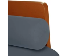 Dvivietė sofa su pagalvėlėmis, tamsiai pilka, 110 cm, aksomas