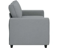Dvivietė sofa, šviesiai pilka, 180x77x82 cm, audinys