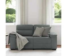 Dvivietė sofa, tamsiai pilka, 160x81x84 cm, audinys