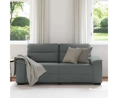 Dvivietė sofa, tamsiai pilka, 180x81x84 cm, audinys
