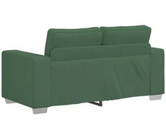 Dvivietė sofa, tamsiai žalia, 160x77x82 cm, velvetas, audinys