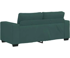 Dvivietė sofa, tamsiai žalia, 180x77x82 cm, audinys