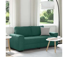 Dvivietė sofa, tamsiai žalia, 180x77x82 cm, audinys