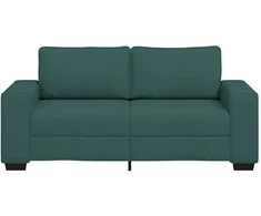 Dvivietė sofa, tamsiai žalia, 180x77x82 cm, audinys