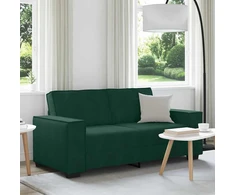 Dvivietė sofa, tamsiai žalia, 180x78x84 cm, aksomas