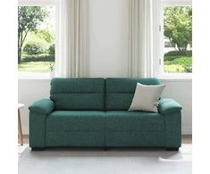 Dvivietė sofa, tamsiai žalia, 180x81x84 cm, audinys
