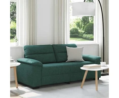 Dvivietė sofa, tamsiai žalia, 180x81x84 cm, audinys