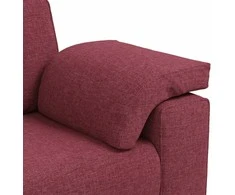 Dvivietė sofa Vyno raudona 160 cm audinys
